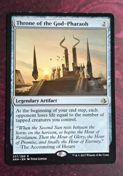 Throne of the God-Pharaoh ~ MTG - Magic the Gathering Card - Great Condition - Image 1