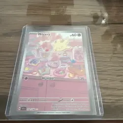 Milcery 152/142 Stellar Crown Illustration Rare Pokemon Card - Image 1