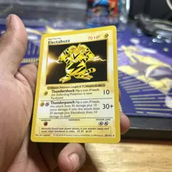 Electabuzz Base Set SHADOWLESS - 20/102 - Non-Holo - Pokemon TCG - LP - Image 3