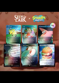 MTG Secret Lair x SpongeBob SquarePants: Internet Sensation | Rainbow Foil - Image 1