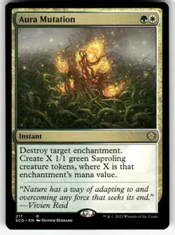 AURA MUTATION #217 MTG STARTER COMMANDER DECKS RARE - Image 1