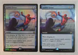 2 X Spider-Sense - #254 Foil Bordered + Extended Art Marvel's Spider-Man - MTG - Image 1