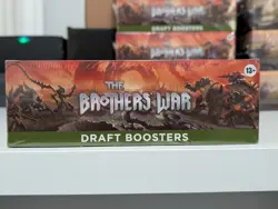 MTG Factory Sealed Magic the Gathering THE BROTHERS WAR Draft Booster Box - Image 1