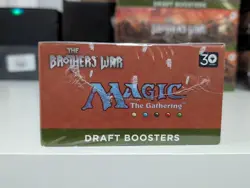 MTG Factory Sealed Magic the Gathering THE BROTHERS WAR Draft Booster Box - Image 2