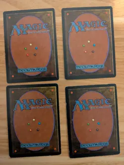 MtG Dark Ritual x4 playset, FBB Revised, German, MP, Old School - Image 2