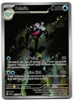 Palafin 225/091 - 🌊 Paldean Fates Illustration Rare Pokemon TCG 🖤 - LP - Image 1