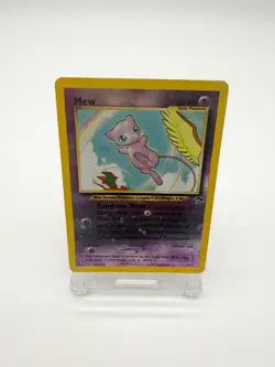 Pokemon Mew TCG Reverse Holo Card 1/18 Southern Islands LP - Image 1