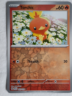 Torchic #22 Journey Together Reverse Holo Pokemon TCG 2025 - Image 1