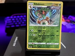 RILLABOOM RARE REVERSE HOLO HOLO 018/198 CHILLING REIGN POKEMON NM - Image 1