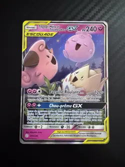 TOGEPI, MELO ET TOUDOUDOU GX - POKEMON 143/236 SL12 ECLIPSE COSMIQUE NEUF FR - Image 1