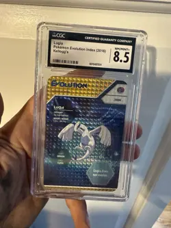 2016 Pokemon Evolution Index Lugia – CGC 8.5 – Kellogg’s Promo - Image 1