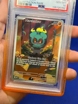 2025 Pokemon MEG Mega Evolution Marshadow #146 146/132 Illustration Rare PSA 10 - Image 2
