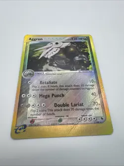Aggron 1/109 English Ruby & Sapphire Reverse Holo 2003 Vintage eReader Pokemon - Image 3