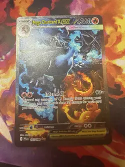 Mega Charizard X Ex 125/094 Phantasmal Flames SIR Pokemon - Image 1