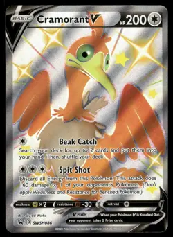CRAMORANT V SWSH086 HOLOFOIL PROMO SWORD & SHIELD PROMO POKEMON NM - Image 2