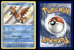 CRAMORANT SV030/SV122 SHINY RARE SHINING FATES SHINY VAULT POKEMON NM - Image 1