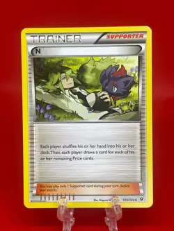 Pokemon TCG N Supporter 105/124 Fates Collide XY Regular Uncommon English NM - Image 1