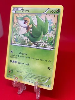 Pokemon TCG Snivy RC1/RC25 Black White Legendary Treasures Radiant Collection LP - Image 2