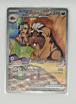 Arven's Mabosstiff ex 235/182 Sv10: Pokemon Destined Rivals Holo - Image 1