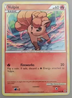 Vulpix HGSS Era Lot Pokemon TCG - LP+ - Image 4