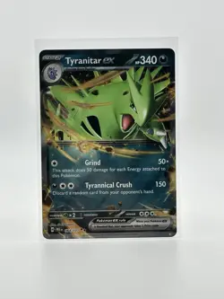 Tyranitar ex 064/131 Double Rare Pokemon TCG Prismatic Evolutions - Image 1