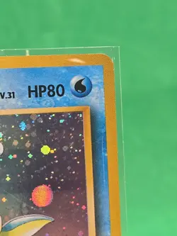 Vintage Pokemon Japanese Mystery of the Fossils- Lapras No 131 Holo RARE - Image 3