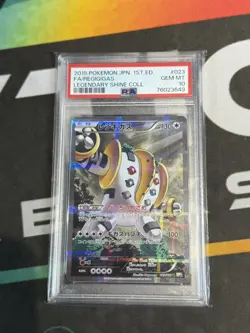 2015 POKEMON JPN LEGEND SHINE COLLECTION 1ST EDITION FULL ART/REGIGIGAS PSA 10 - Image 1