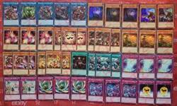 Yugioh Ragnaraika Deck 45 Cards Evil Seed *Bloom* - Image 1