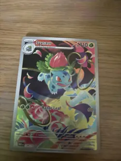 Pokemon Card Ivysaur 134/132 Mega Evolution Illustration Rare Holo Near Mint - Image 1