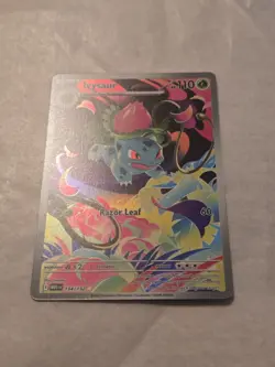 Pokemon Card Ivysaur 134/132 Mega Evolution Illustration Rare Holo Near Mint - Image 2