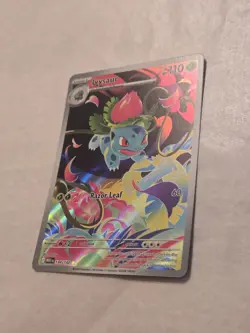 Pokemon Card Ivysaur 134/132 Mega Evolution Illustration Rare Holo Near Mint - Image 3