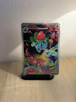 Pokemon TCG Mega Evolution Ivysaur Illustration Rare Card 134/132 Near Mint - Image 1