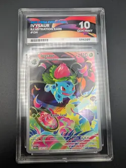 Ivysaur 134/132 ACE 10 Gem Mint Mega Evolution Illustration Rare Pokemon TCG - Image 4