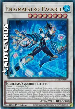 ENIGMAESTRO PACKBIT • (Enigmaster Packbit) • Ultra R • MP25 IT162 • 1Ed • Yugioh - Image 1