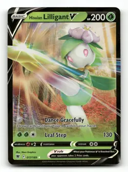 Hisuian Lilligant V 017/189 - Astral Radiance - Pokemon Card NM/M - Image 1
