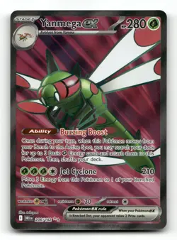 Yanmega ex 206/182 - Destined Rivals - Pokemon Card NM/M - Image 1