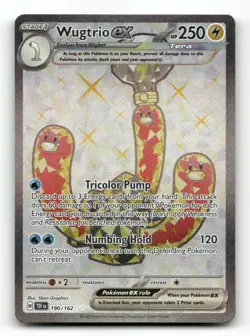 Wugtrio ex 190/162 - Temporal Forces - Pokemon Card NM/M - Image 1