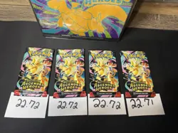 VERY HEAVY! 22.7g+ Pokemon TCG Ascended Heroes Booster Pack (LOT OF 4 SEALED) - Image 1