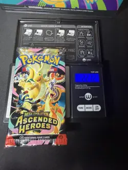 VERY HEAVY! 22.7g+ Pokemon TCG Ascended Heroes Booster Pack (LOT OF 4 SEALED) - Image 4