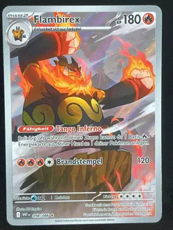 Flambirex 098/086 Weiße Flammen Deutsch Exc Pokemon - Image 1