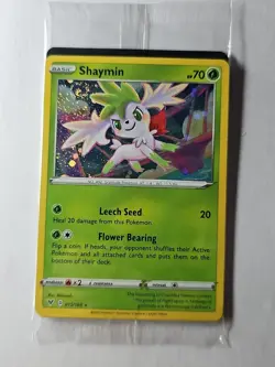 Pokemon Shaymin 015/185 Cosmos Holo Swirl Sealed Promo NM - Image 1