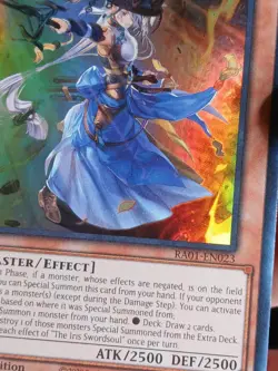 Yugioh! - The Iris Swordsoul - RA01-EN023 - Ultra Rare -NM/M - Image 3