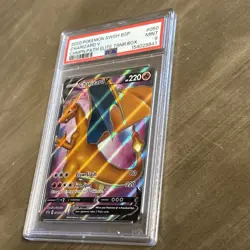 2020 Pokemon Charizard V SWSH050 PSA 9 MINT Black Star Promo Champion's Path - Image 4