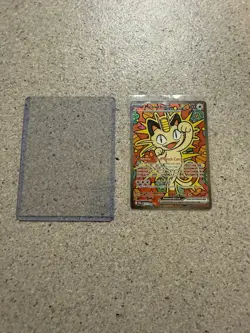 Meowth EX Special Illustration Rare Pokemon TCG Card - Perfect Order 121/088 NM - Image 1