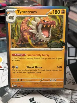 Pokemon Tyrantrum 066 Promo Perfect Order Stamped - Image 1