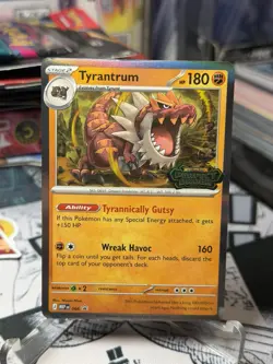 Pokemon Tyrantrum 066 Promo Perfect Order Stamped - Image 2