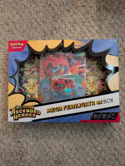Pokemon TCG: Mega Evolution—Ascended Heroes Mega Feraligtr Ex Box - Image 1