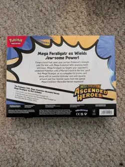 Pokemon TCG: Mega Evolution—Ascended Heroes Mega Feraligtr Ex Box - Image 2
