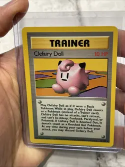 Clefairy Doll 70/102 Pokemon TCG WOTC Base Set Rare NM Vintage Pokemon Card Vtg - Image 1