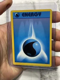 Pokemon Water Energy 102/102 Base Set Pokemon Card WOTC Vintage NM Vtg Nintendo - Image 2